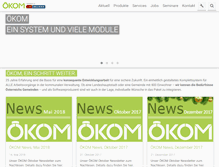 Tablet Screenshot of oekom.at